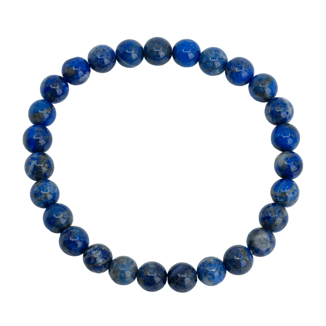 Edelsteen Armband Heren Groot Lapis Lazuli (8mm, 21 cm)