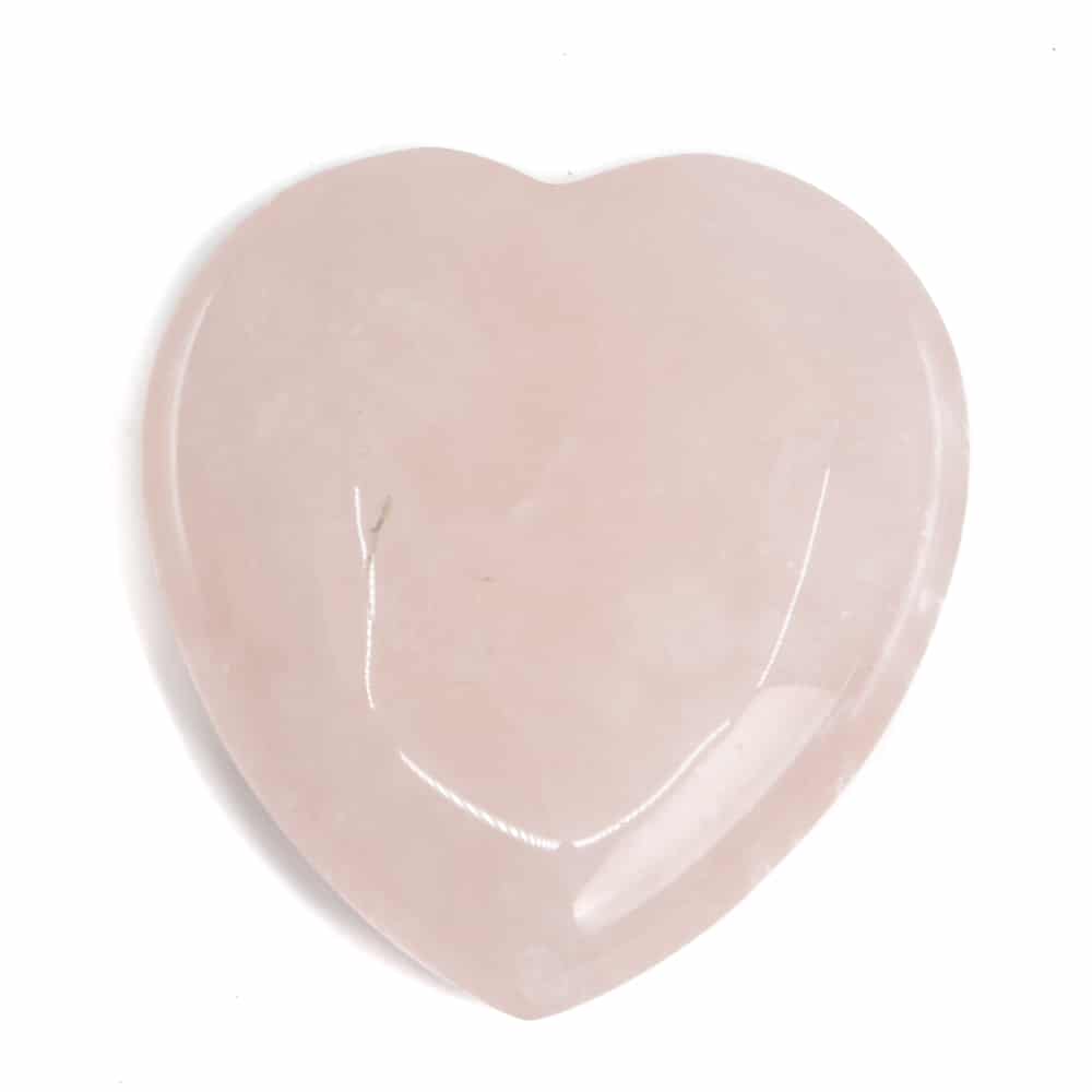 Edelstenen Hart Rozenkwarts Palmsteen – 50 mm