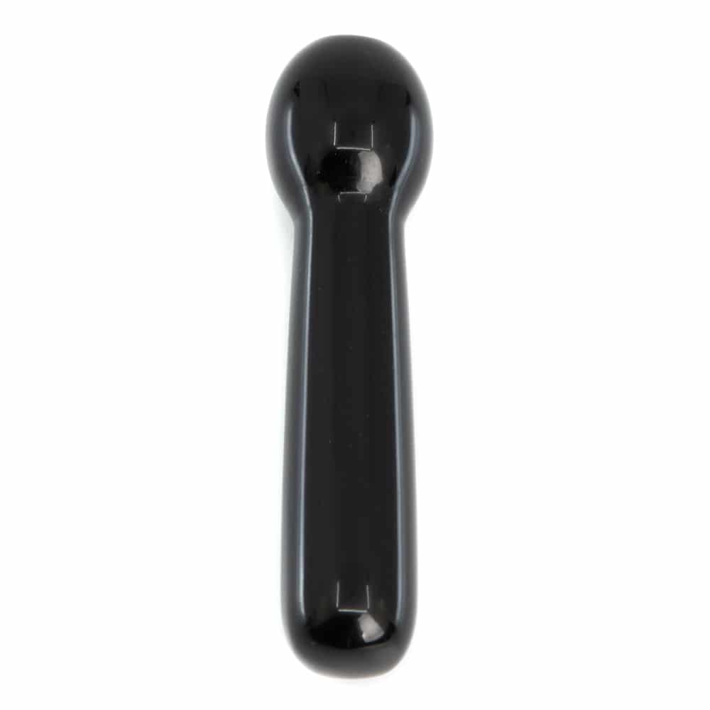 Obsidiaan Yoni Stick Bol – 10 cm