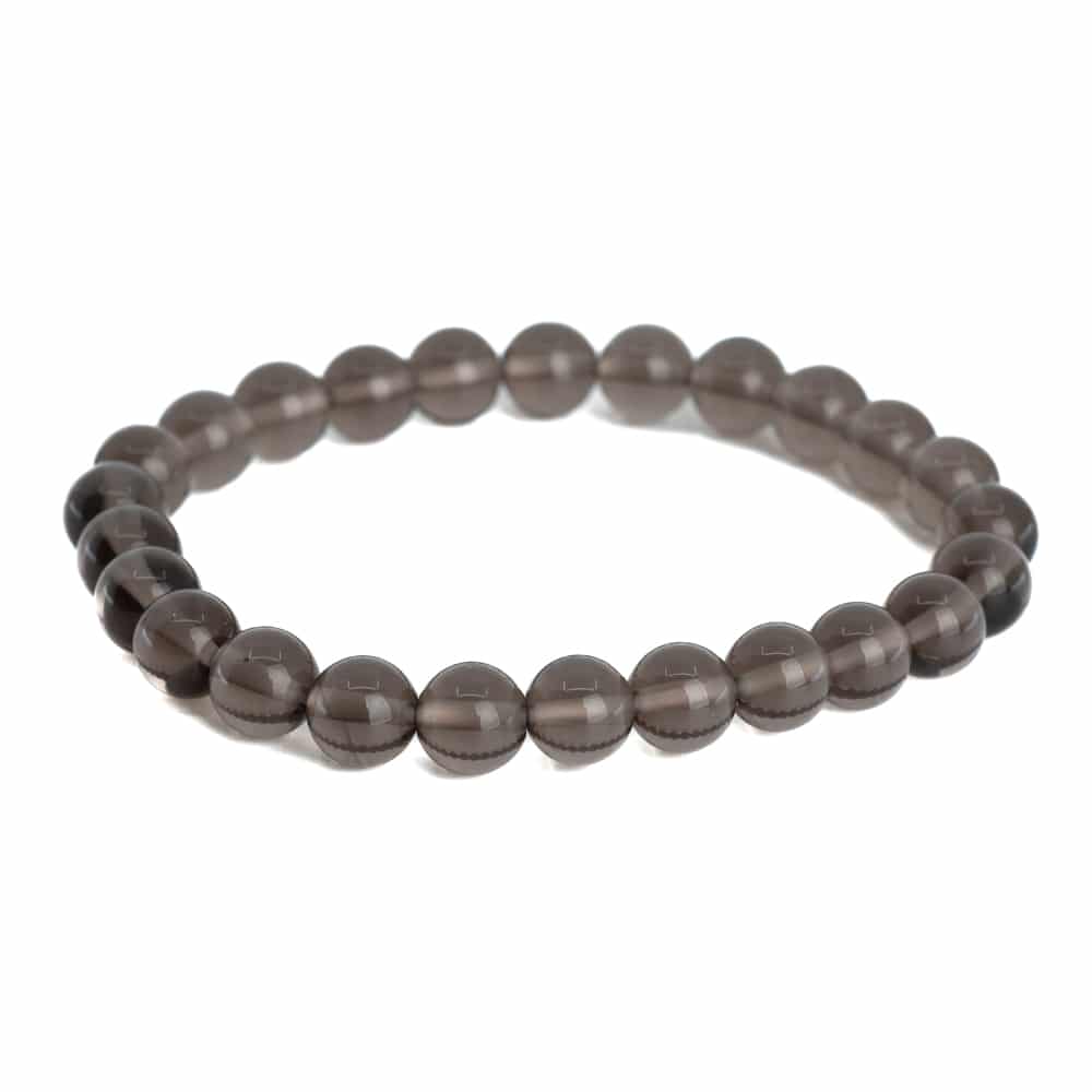 Edelsteen Armband Rookkwarts – 8 mm