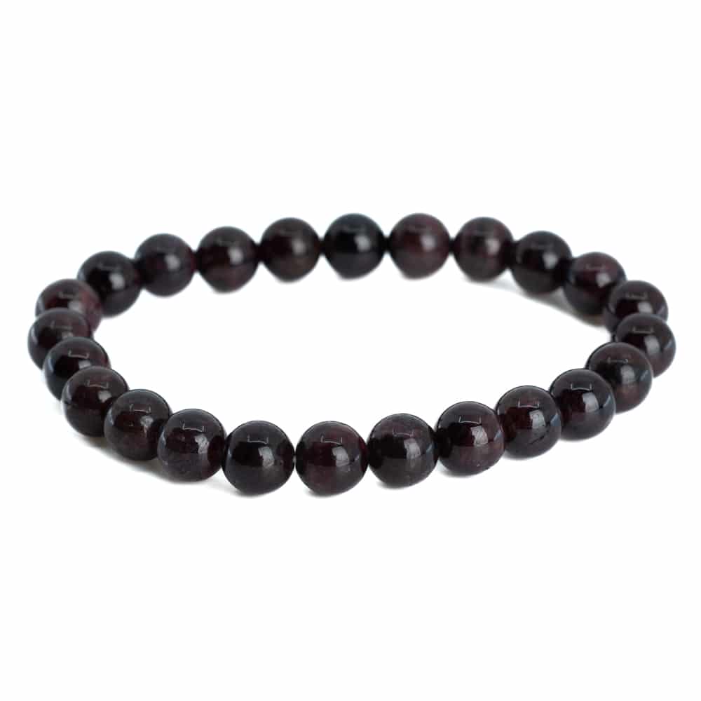 Edelsteen Armband Granaat – 8 mm