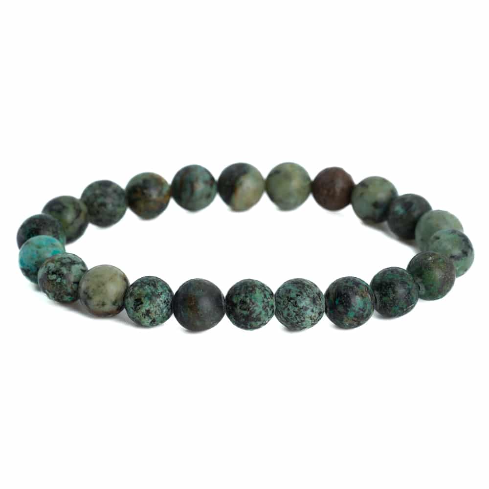 Edelsteen Armband Afrikaanse Turkoois – 8 mm