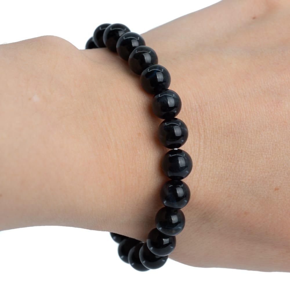 Edelsteen Armband Blauwe Tijgeroog – 8 mm