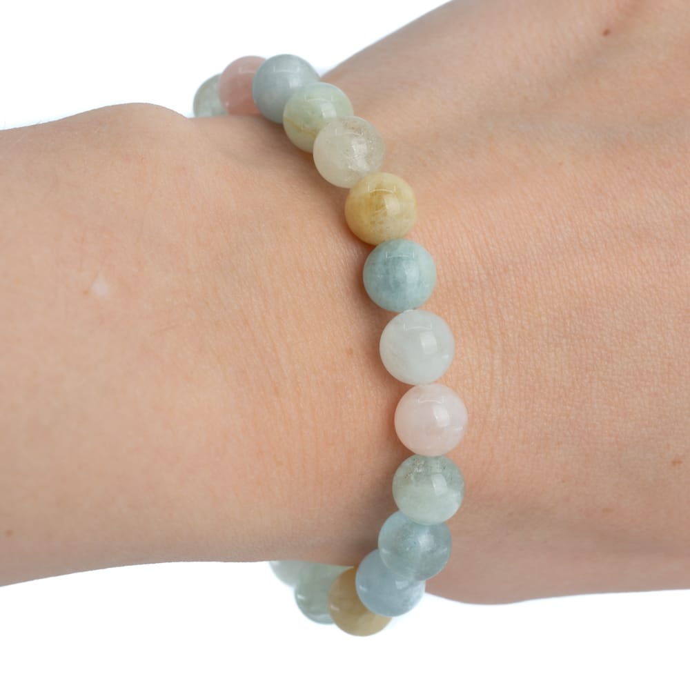 Edelsteen Armband Morganiet – 8 mm