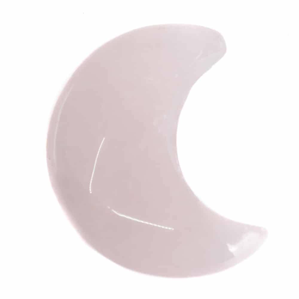 Edelstenen Maan Rozenkwarts – 3 cm