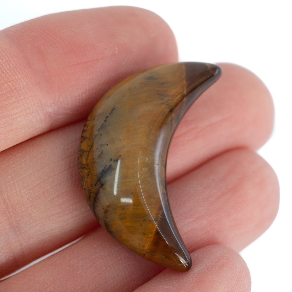Edelstenen Maan Tijgeroog – 3 cm
