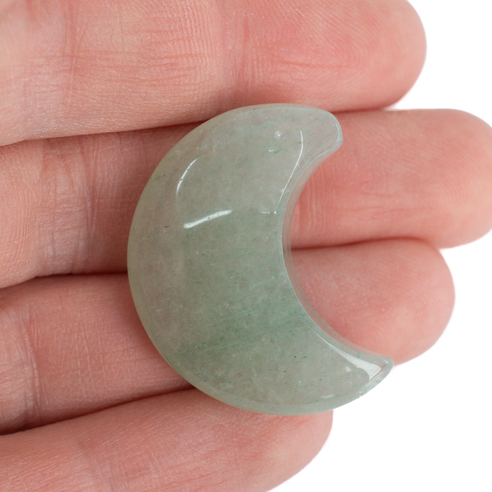 Edelstenen Maan Groene Aventurijn – 3 cm