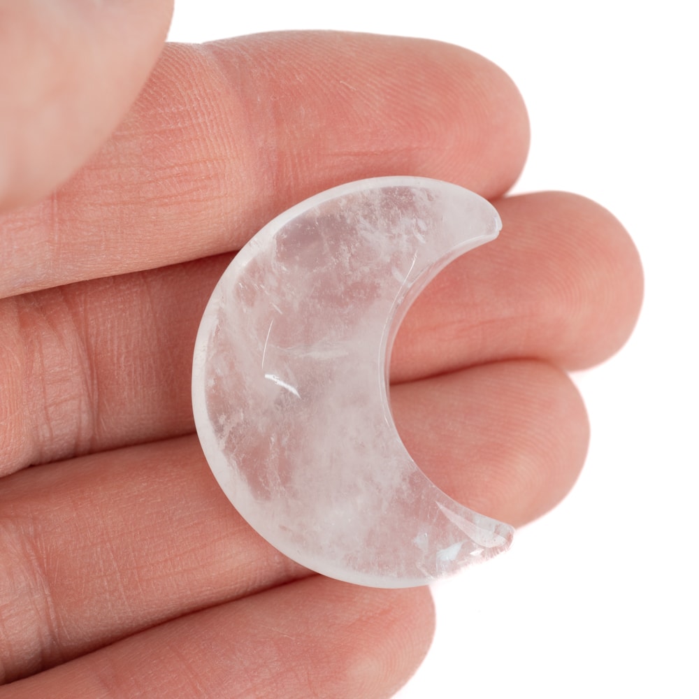 Edelstenen Maan Bergkristal – 3 cm