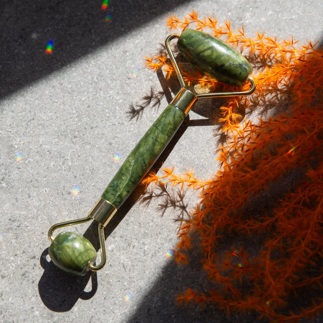 Groene Jade Massage Gezichtsroller