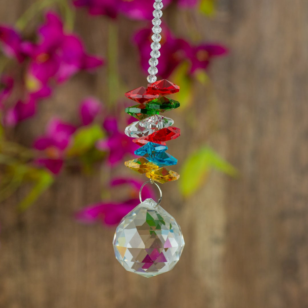 Feng Shui Regenboog Hanger Bol Multi Kleur (20 cm)