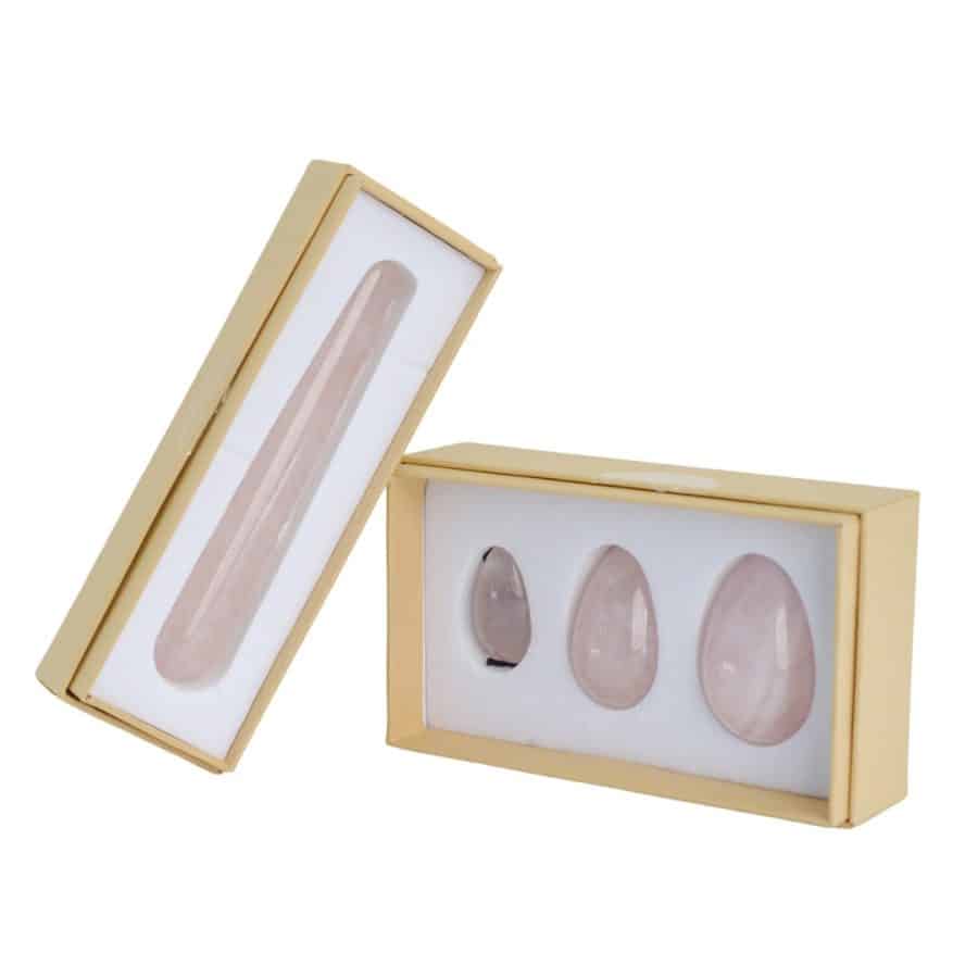 Rozenkwarts Yoni Massage Set