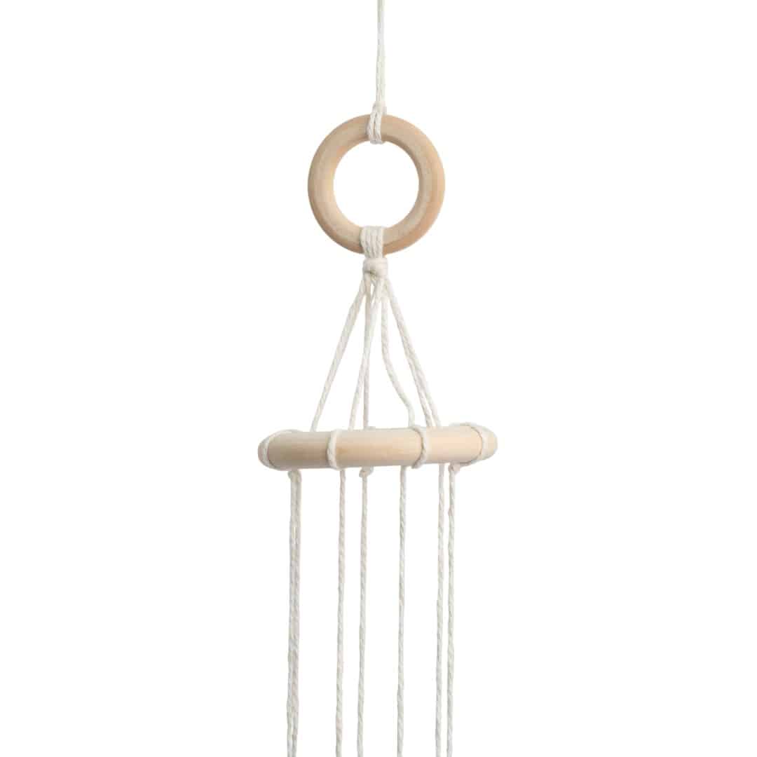 Edelsteen Windmobiel Bergkristal voor Zuivering (60-70 cm)