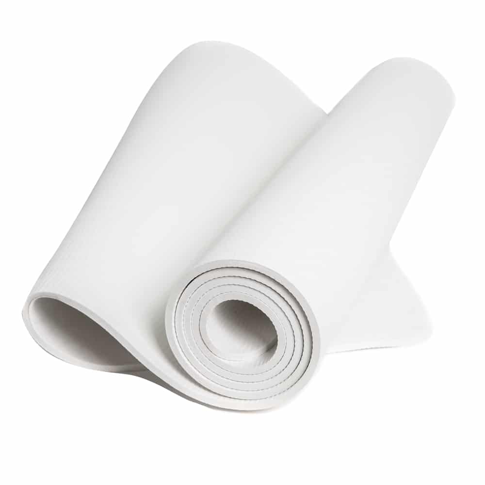Spiru TPE Yogamat Wit – Extra Dik – 6 mm – 183 x 61 cm