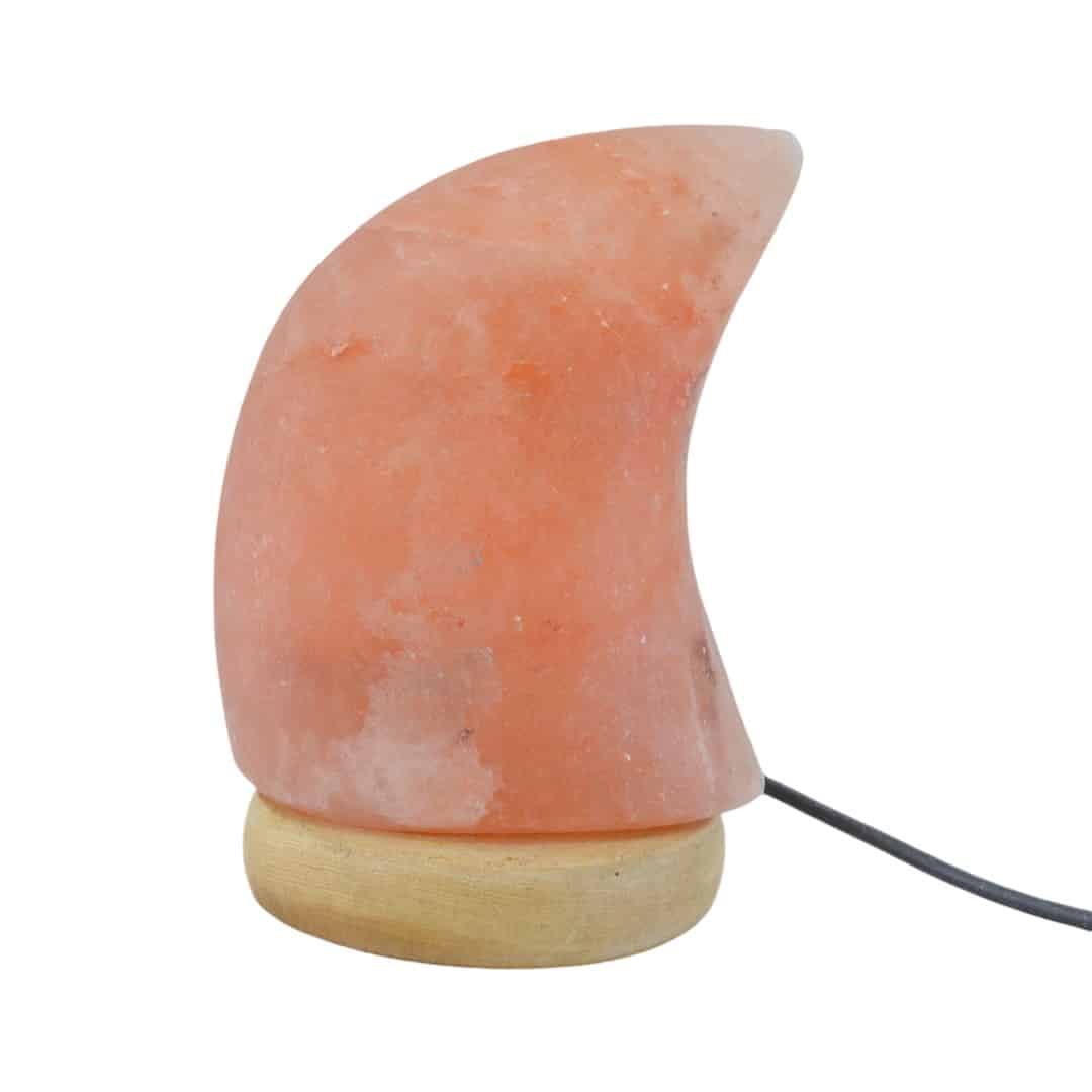 Himalaya Zoutlamp Halve Maan – USB aansluiting