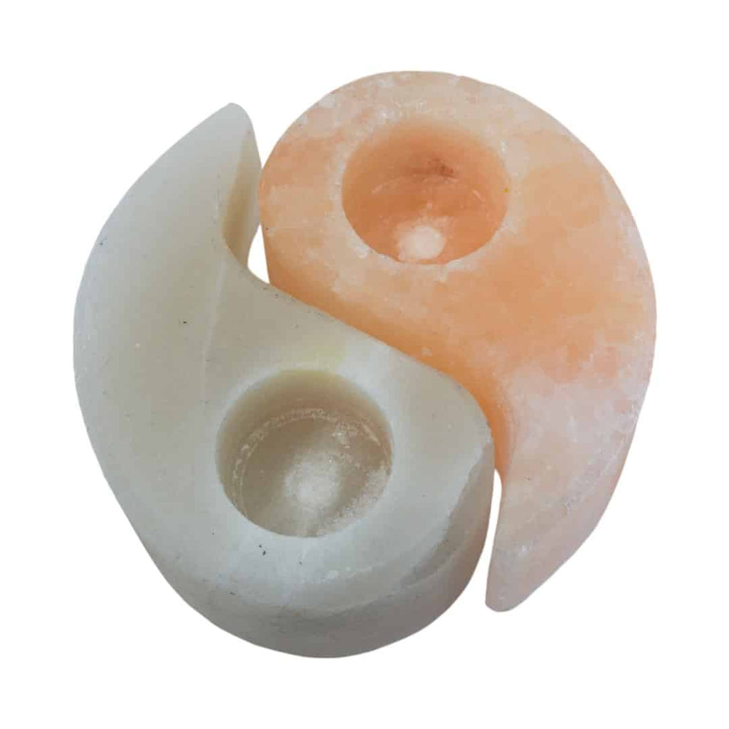 Himalaya Zout Waxinelichthouder – Ying Yang