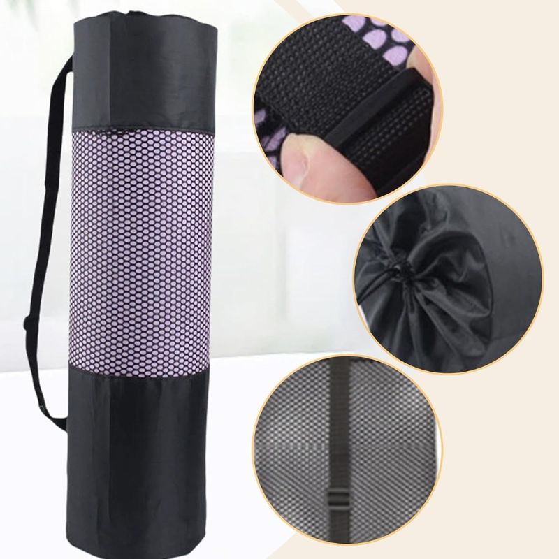 Sports Bag / Yoga Mat Gym Bag - Black-Global Food Hub