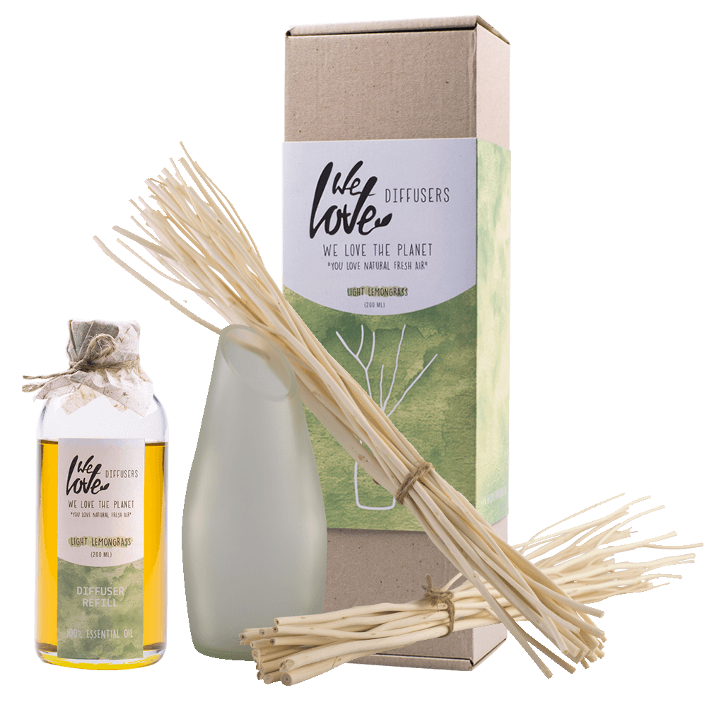 We Love The Planet Diffuser ‘Light Lemongrass’ – 200 ml