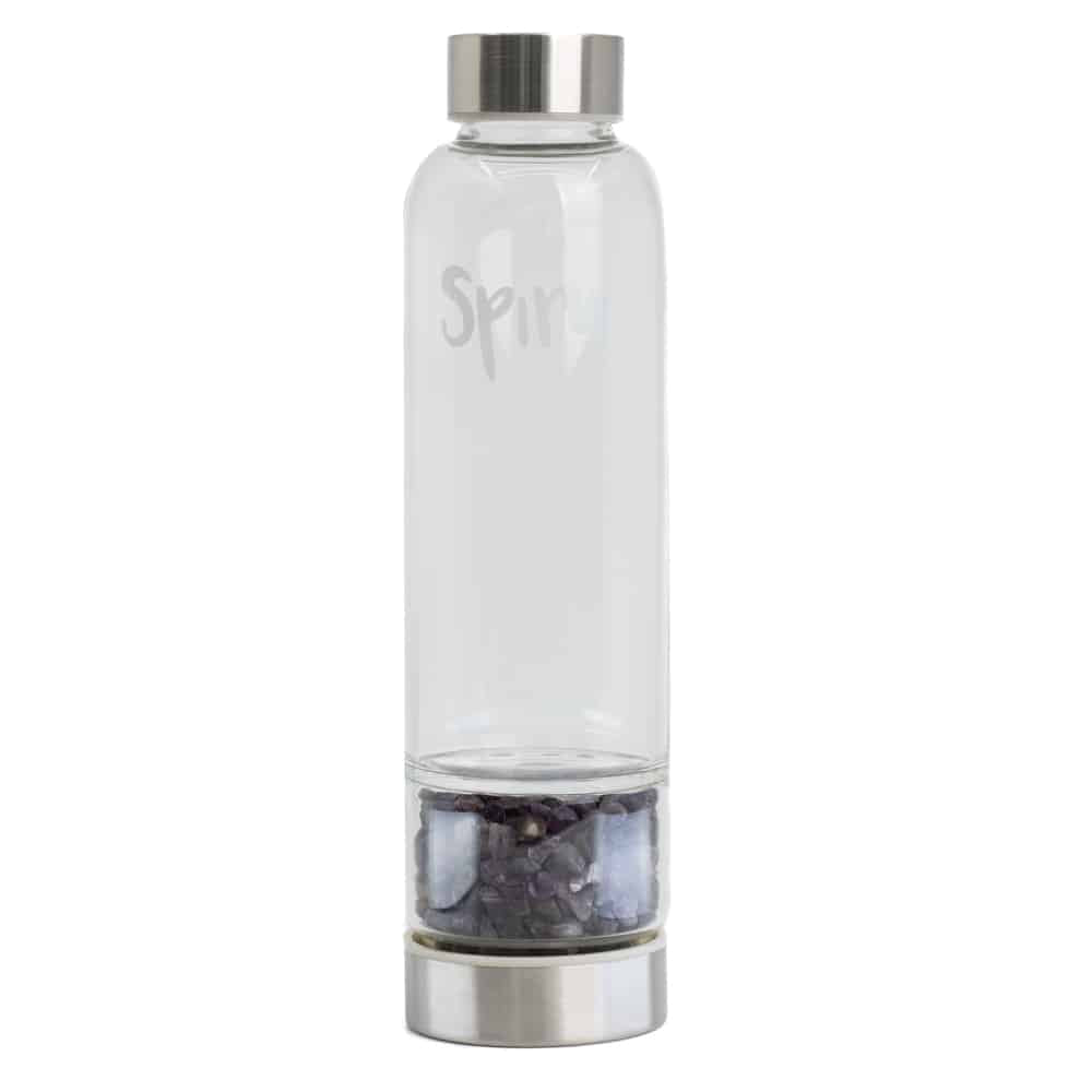Spiru Edelsteen Waterfles Amethist – 400 ml