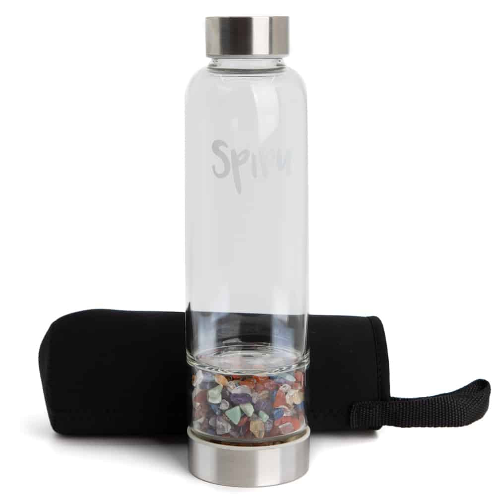 Spiru Edelsteen Waterfles Mix – 400 ml