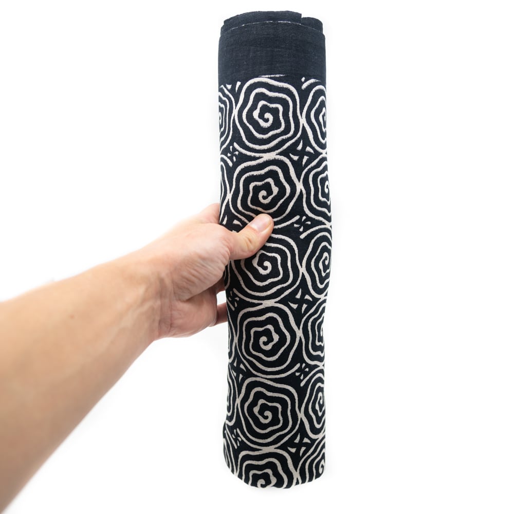 Authentiek Mandala Wandkleed Katoen Zwart/ Wit (215 x 135 cm)