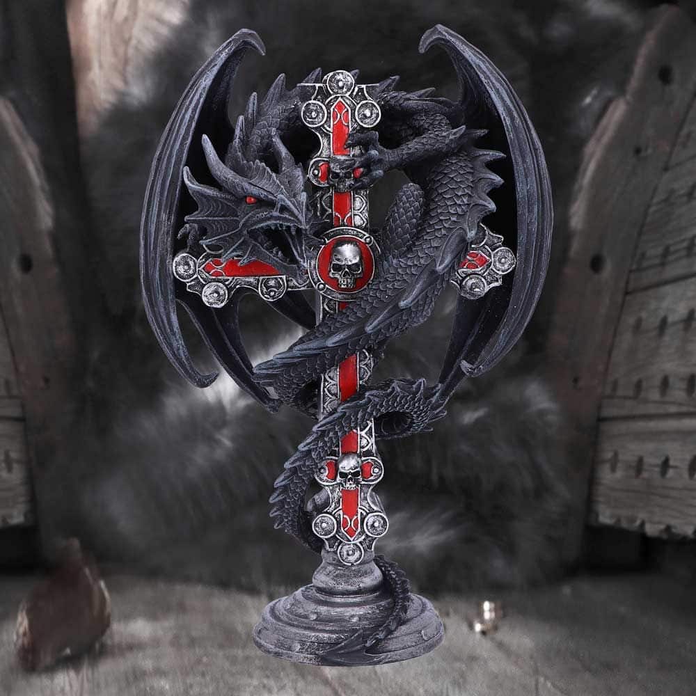 Nemesis Now – Gothic Guardian Candle Holder (AS) 26.5cm