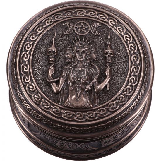Nemesis Now Sieradendoos ‘Triple Moon Goddess’ Polyresin Bruin (95 mm)