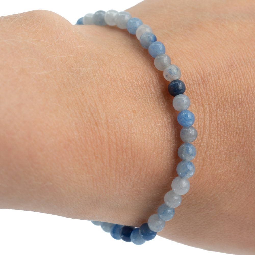 Edelsteen Armband Blauwe Aventurijn (4 mm)