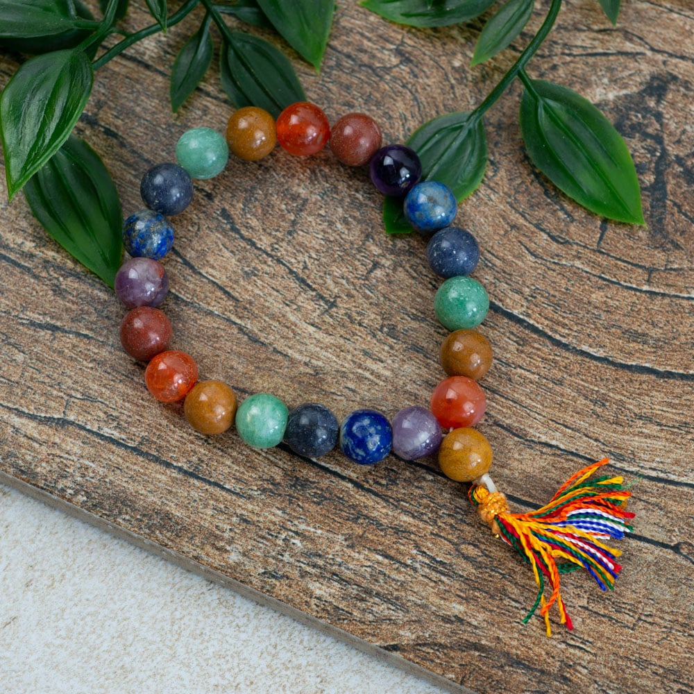 Edelsteen Armband Chakra ‘Power Beads’ – 8 mm