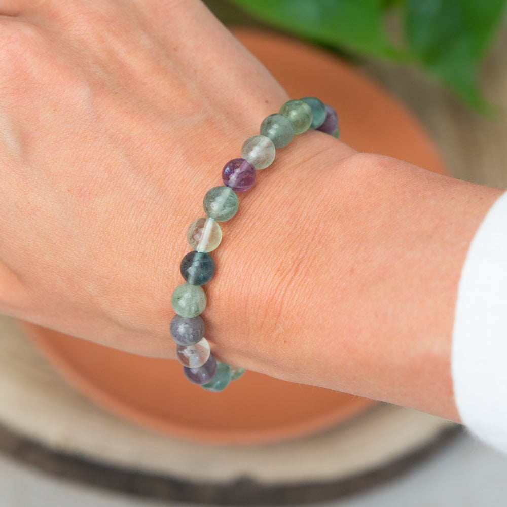 Edelsteen Armband Fluoriet – 8 mm