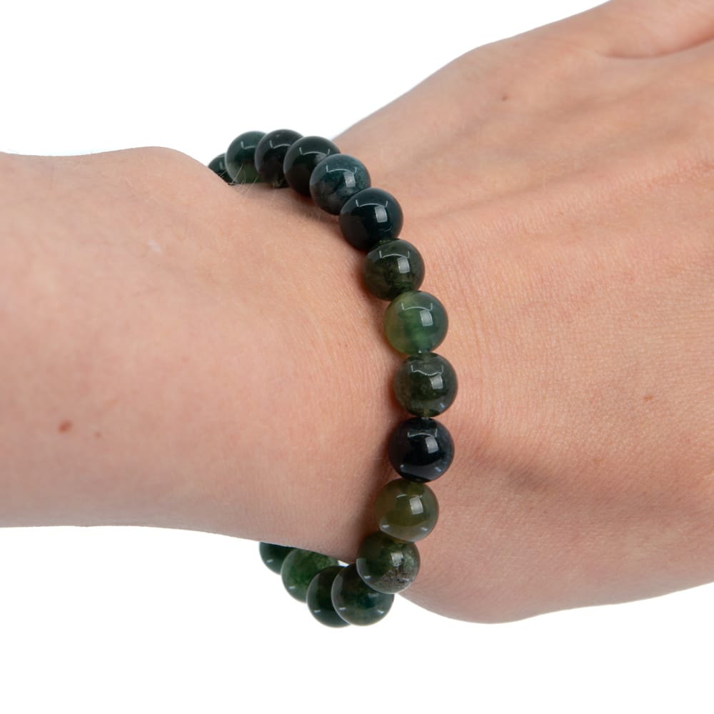 Edelsteen Armband Oceaan Gras Agaat – 8 mm
