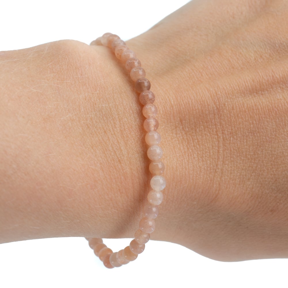 Edelsteen Armband Zonnesteen (4 mm)