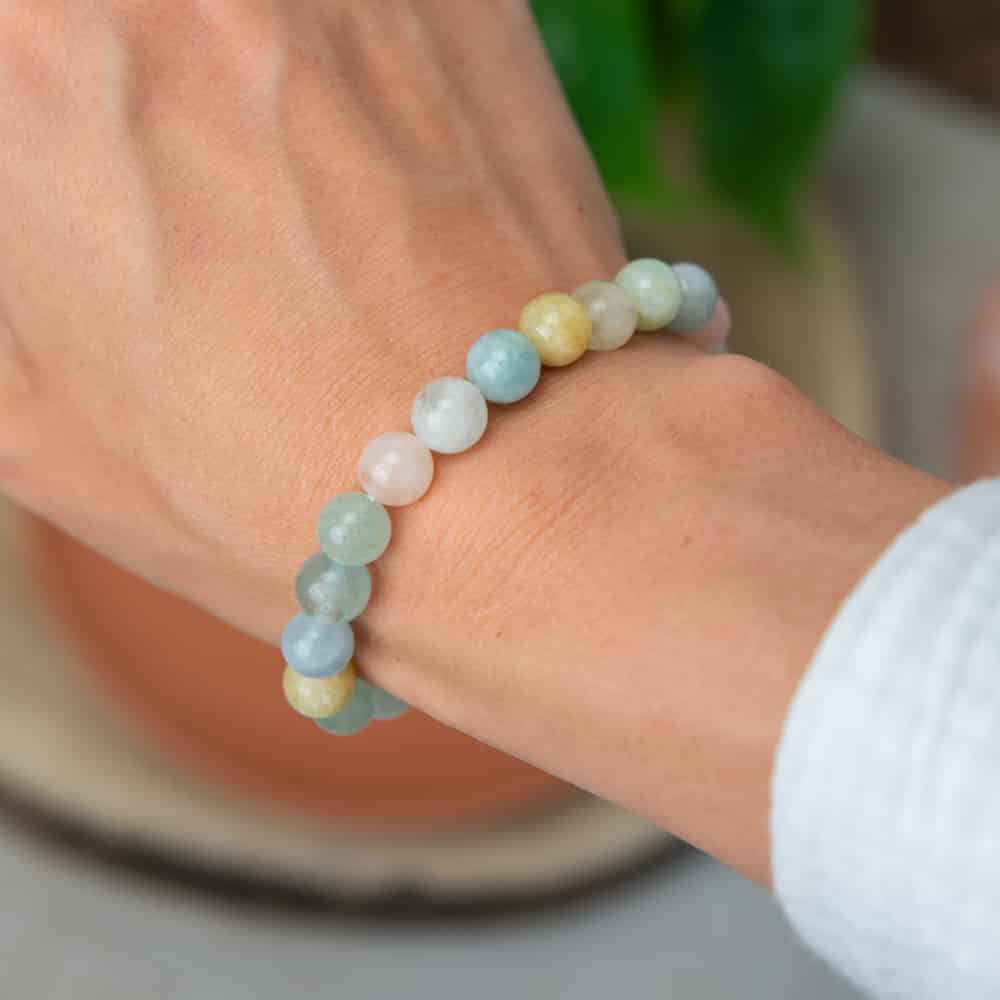 Edelsteen Armband Morganiet – 8 mm