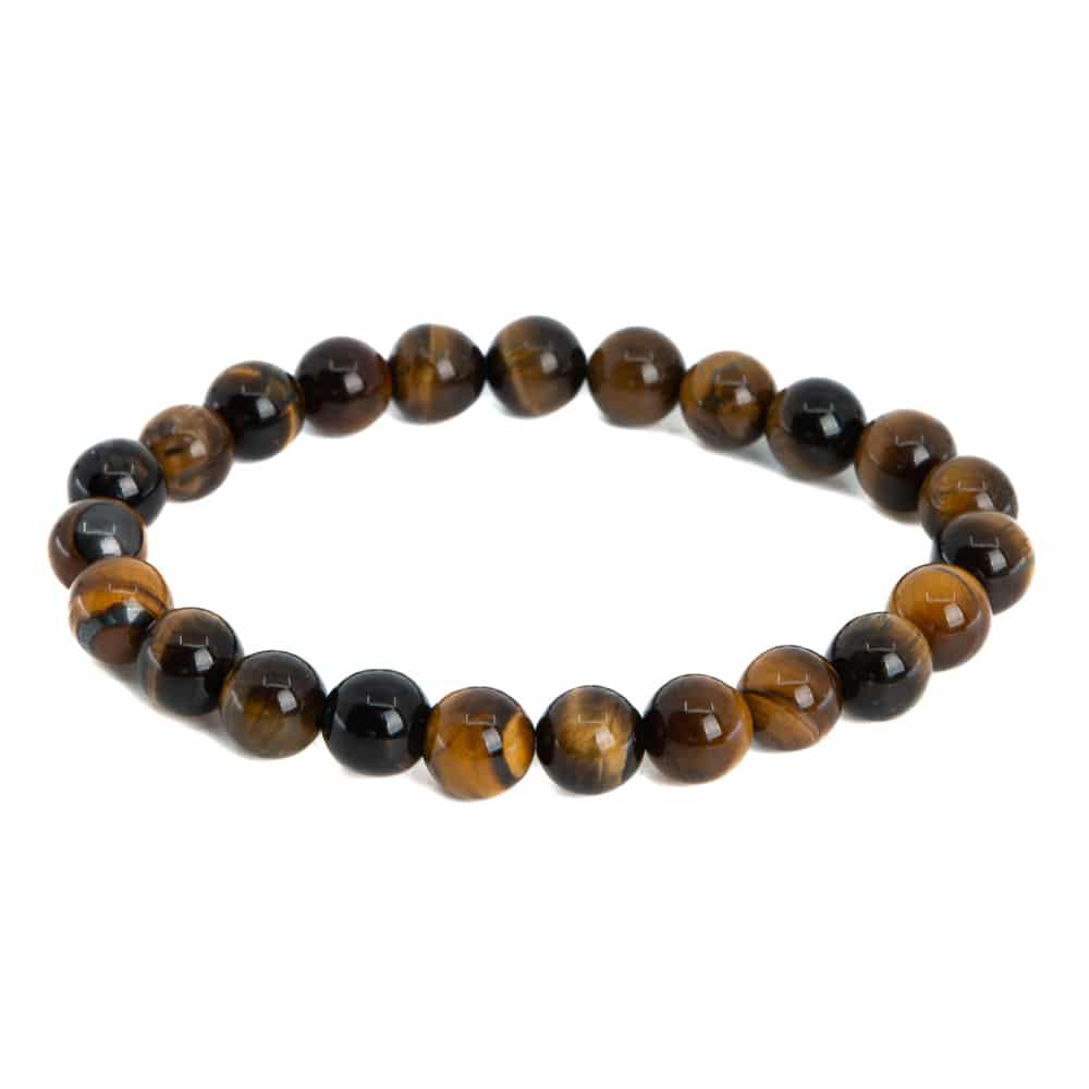 Edelsteen Armband Tijgeroog – 8 mm