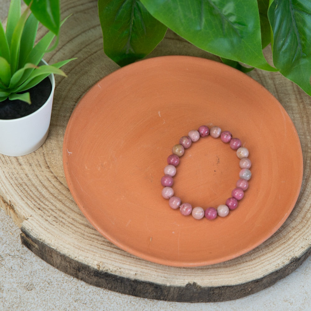 Edelsteen Armband Rhodochrosiet – 8 mm