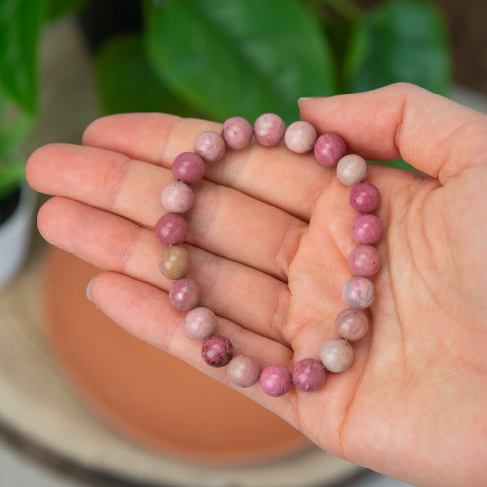Edelsteen Armband Rhodochrosiet – 8 mm