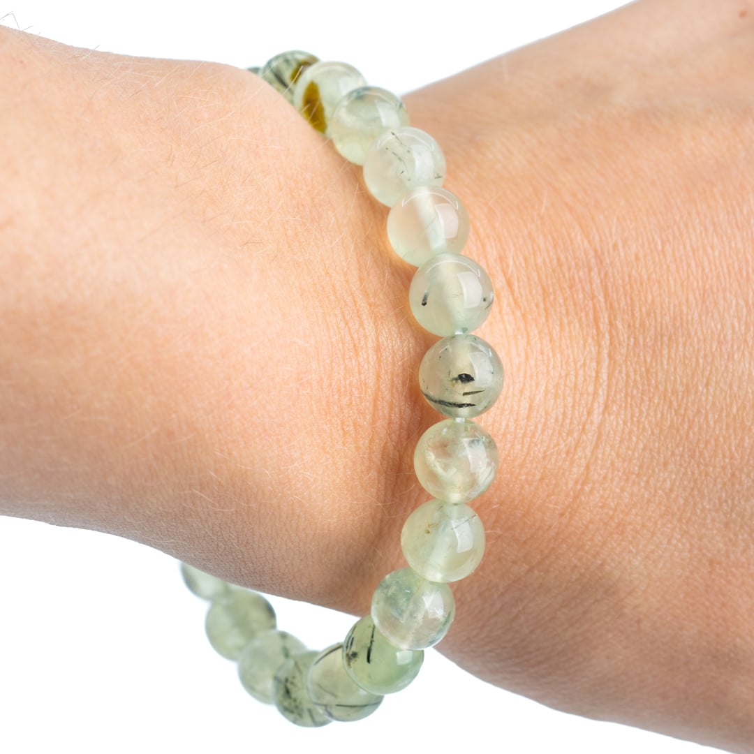 Edelsteen Armband Prehniet (8 mm Kralen)