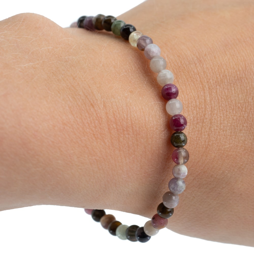Edelsteen Armband Toermalijn (4 mm)