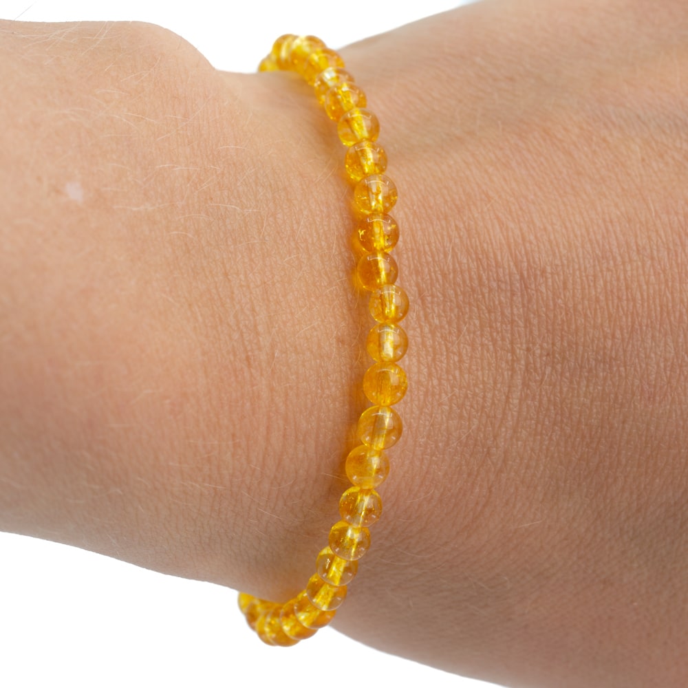 Edelsteen Armband Verhitte Citrien (4 mm)