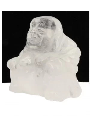 Edelstenen Beeld Boeddha Bergkristal – 50 mm