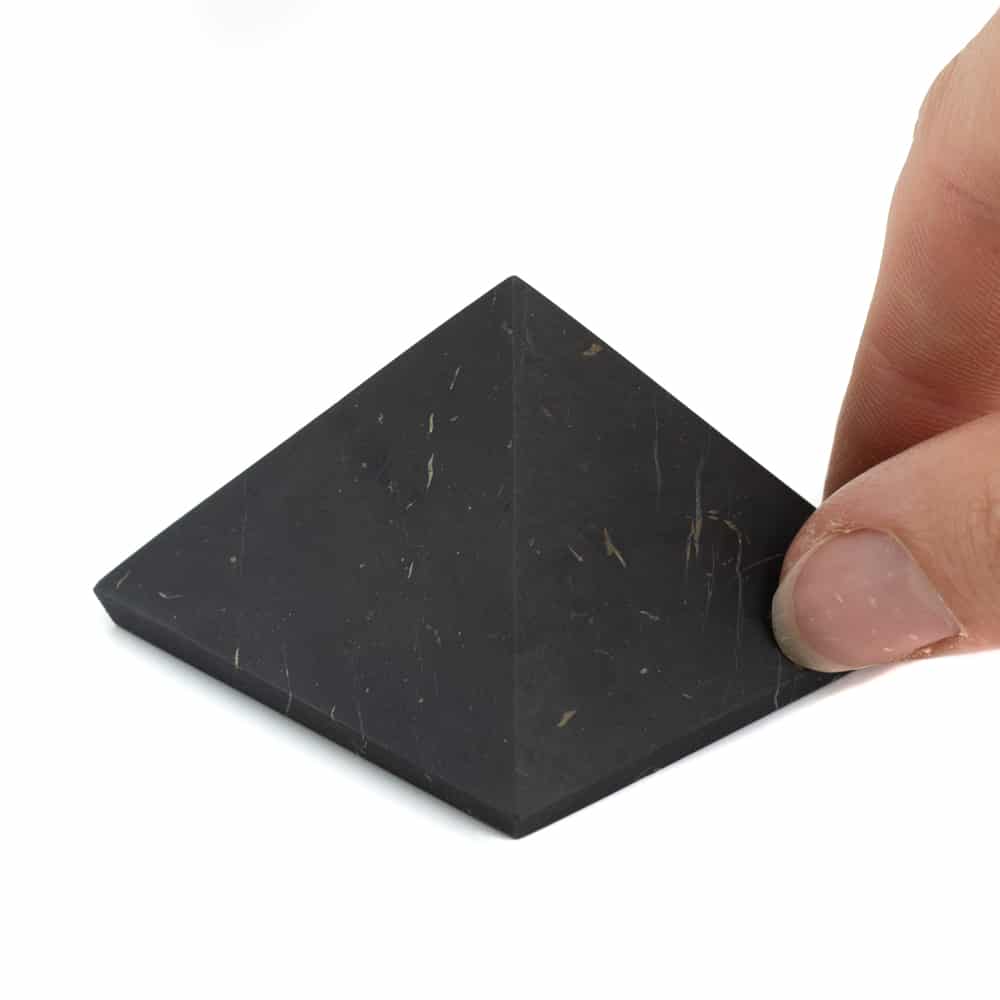Edelsteen Piramide Shungiet Ongepolijst – 50 mm