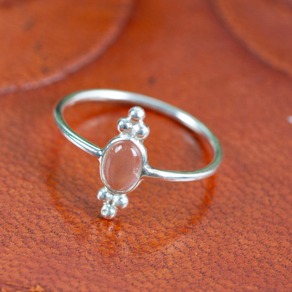 Edelsteen Ring Bergkristal – 925 Zilver – Fancy (Maat 17)