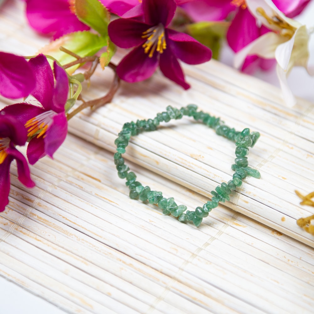 Edelsteen Splitarmband Groene Jade (18 cm)