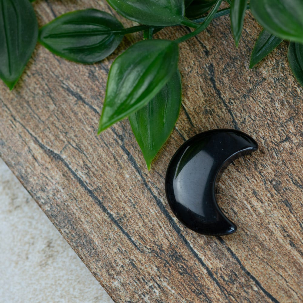 Edelstenen Maan Obsidiaan – 3 cm