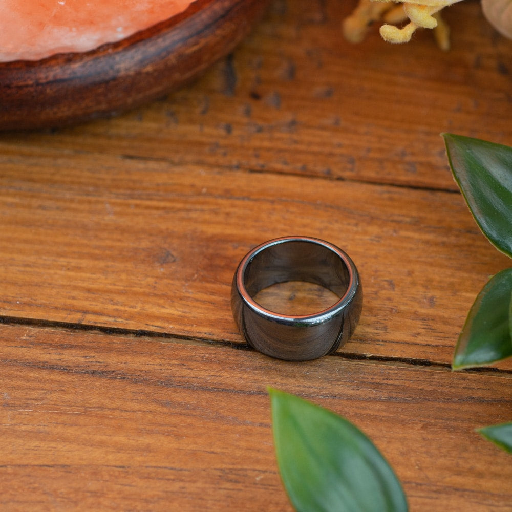 Edelstenen Ring Hematiet (10 mm – Maat 17)