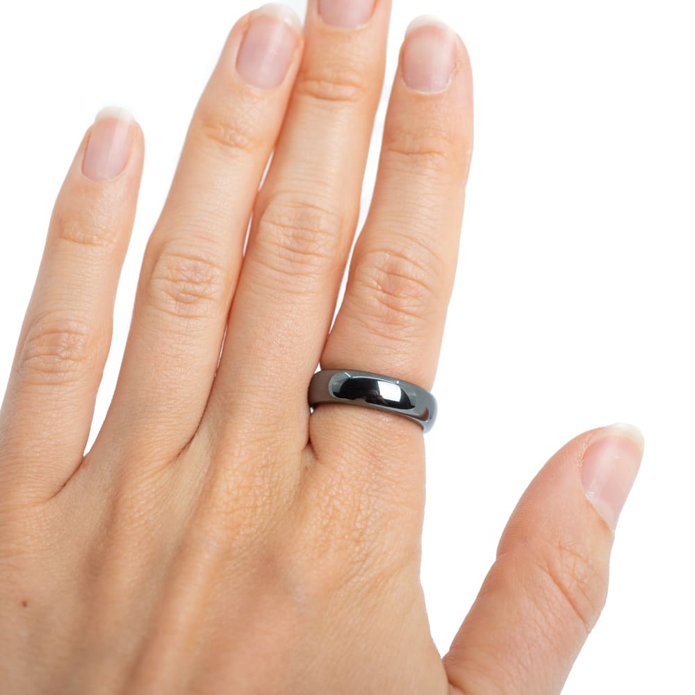 Edelstenen Ring Hematiet (6 mm – Maat 17)