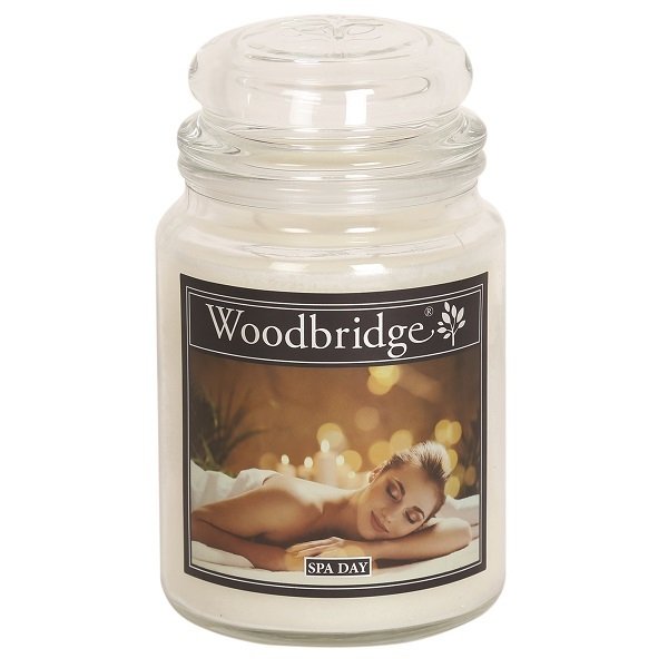 Woodbridge Geurkaars in Glas ‘Spa Day’ – 565 gram