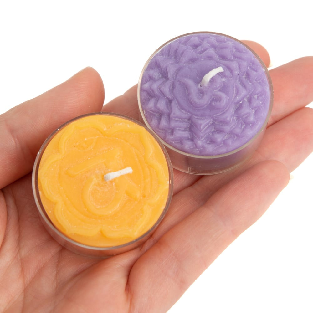 Fair Trade Votief Wens 7 Chakra Kaarsen Set (Set van 7)