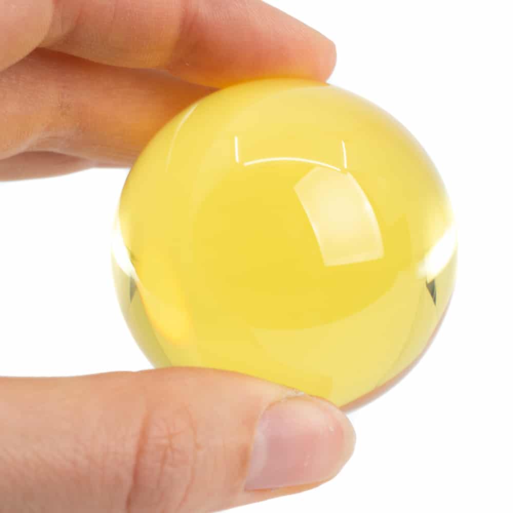 Feng Shui Kristallen 3e Chakra Bol – Zonnevelecht Chakra (50 mm)