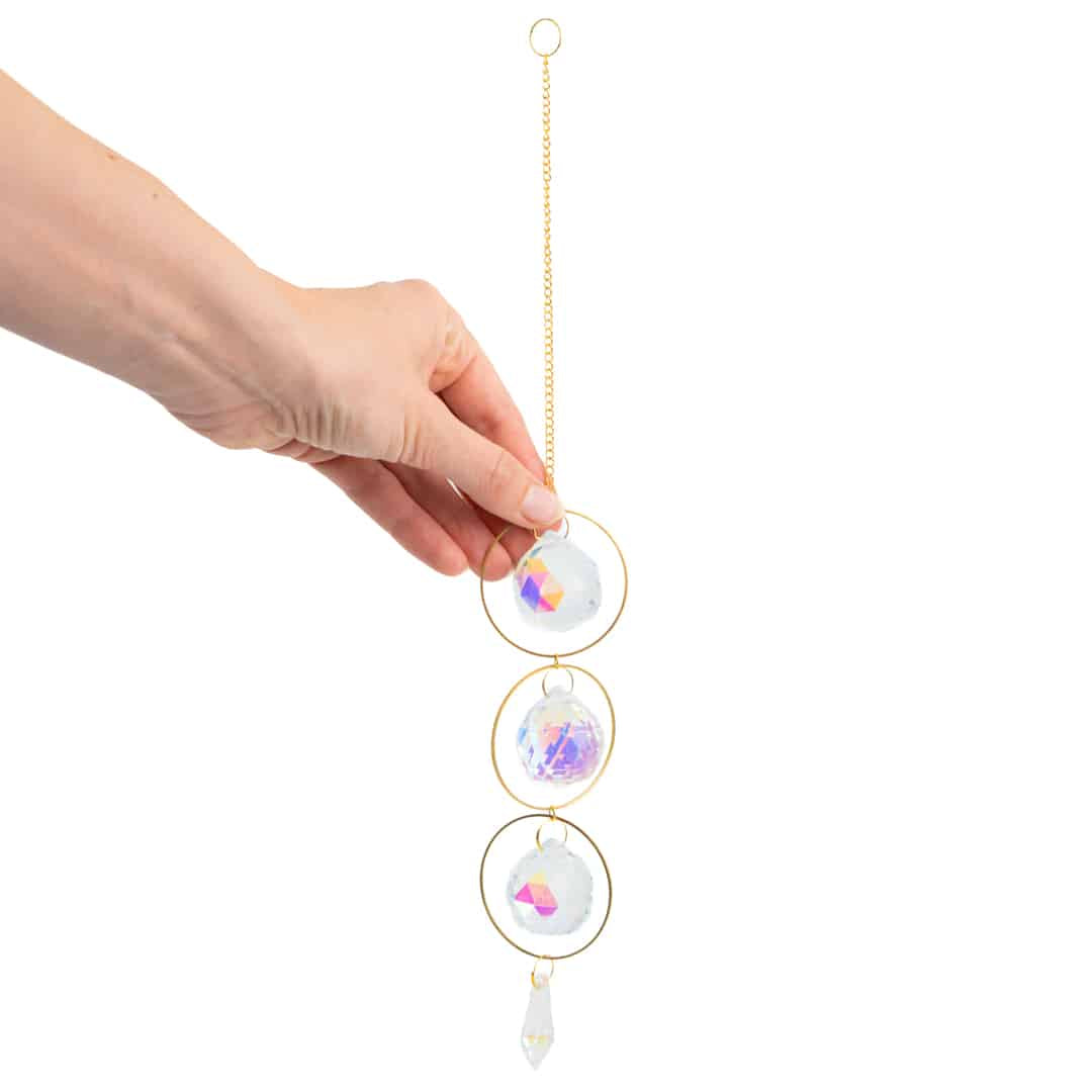 Feng Shui Regenboog Hanger Facet Kristallen (30 cm)