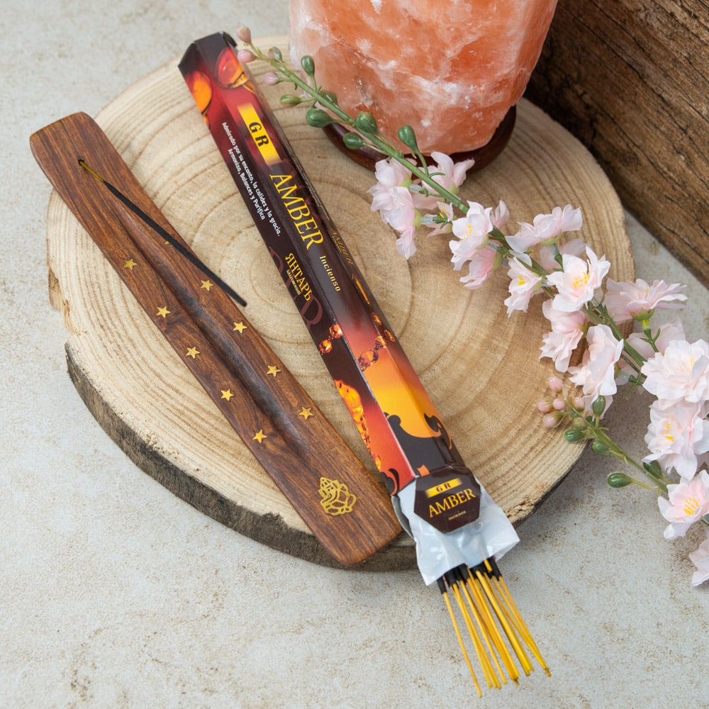 G.R. Wierook – Amber – Wierookstokjes (20 stuks)